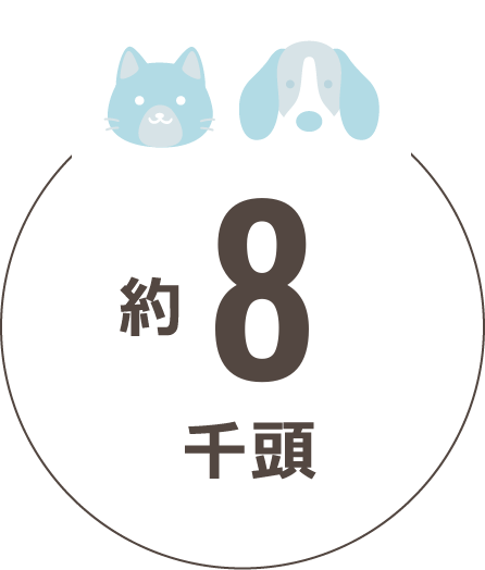 約8千頭